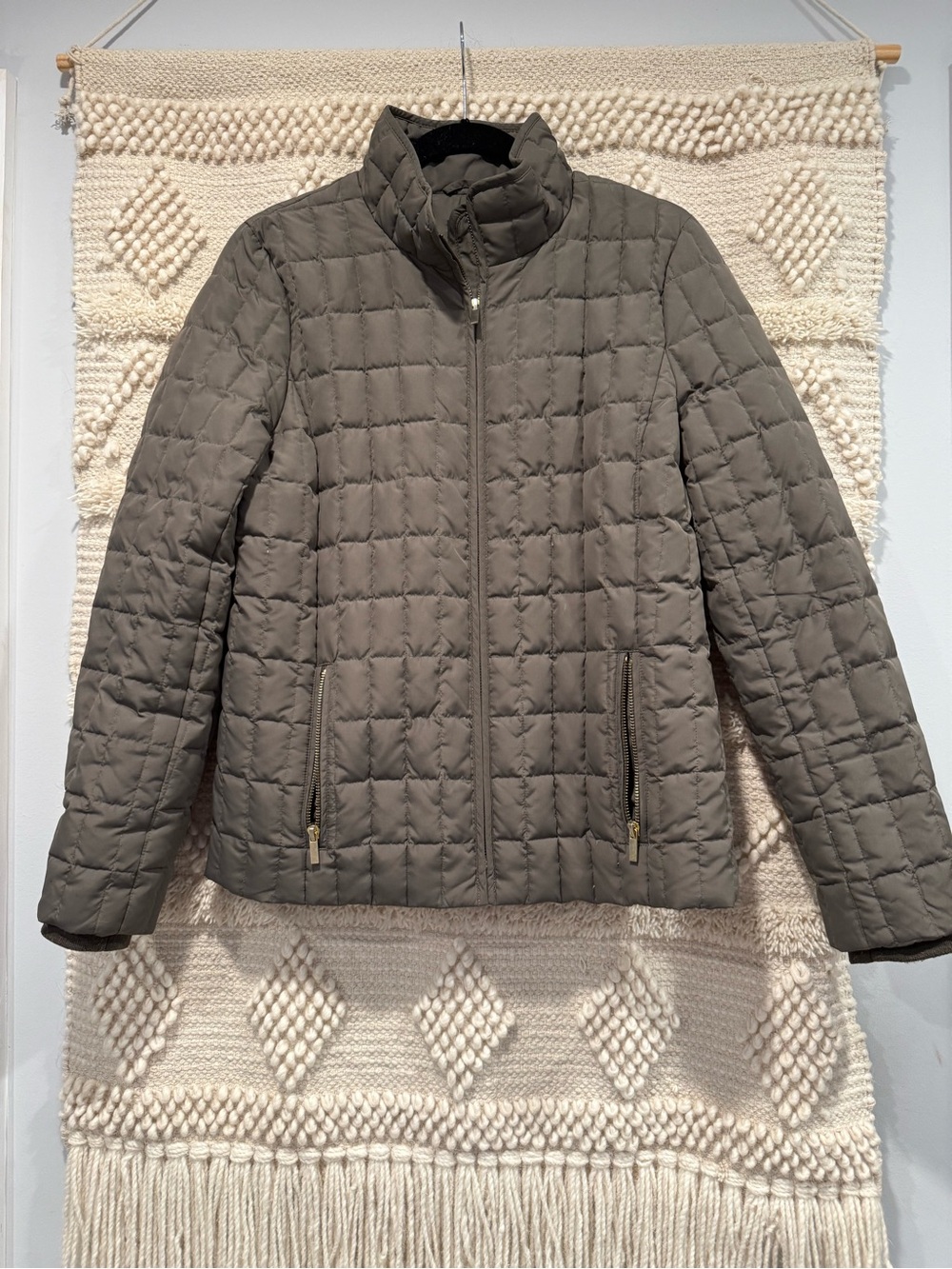 J.Crew quilted lightweight down jacket
